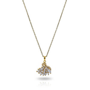 Golden Swan Elegance Necklace