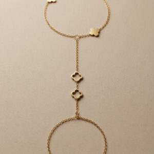 Bracelet Main Trefle Gold