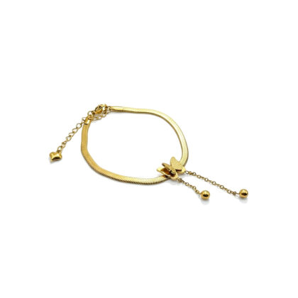 Elegant Gold Butterfly Bracelet