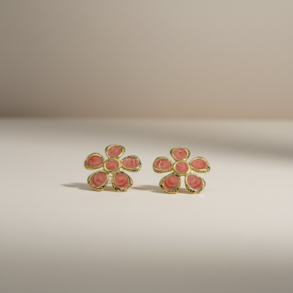 Rosy Bloom Earrings